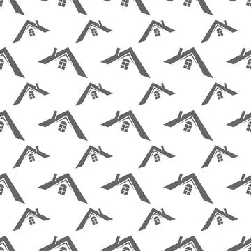 Home. Seamless color pattern for texture, textiles, packaging, and simple bac Stock Illustration