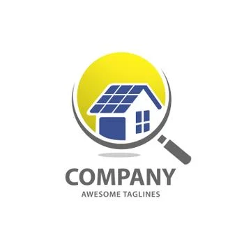 Home search vector Stock Illustration