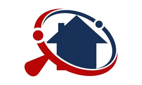 Home Searching Agent Stock-Illustration
