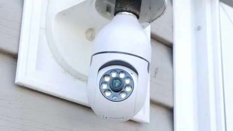 Home Security Camera Stock Footage 273631829
