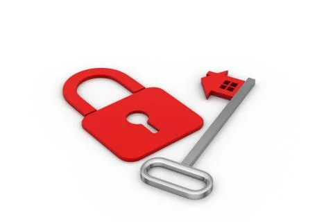 Home security concept Free Stock Illustration