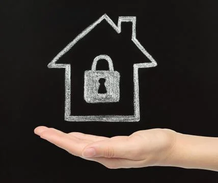 Home security concept Stock Photos