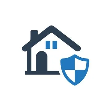 Home Security Icon Stock Illustration