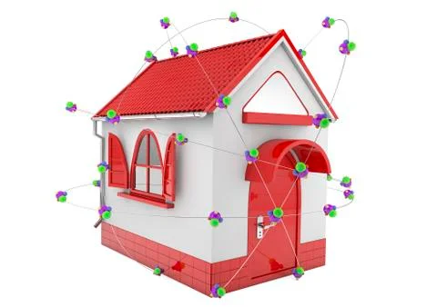 Home security Stock Illustration