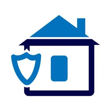Home, security, lock, protection, house apartment protection icon Stock Illustration