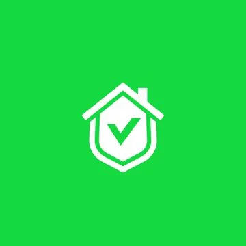 Home security logo icon Stock Illustration