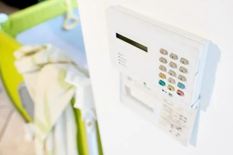 Home security system alarmmid Stock Photos