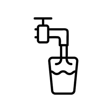 Home sewer icon vector. Isolated contour symbol illustration Иллюстрация