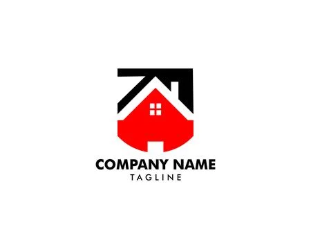Home Shield Logo Template Design Stock-Illustration