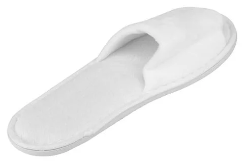 Home slippers on a white background Stock Photos