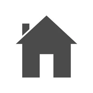 Home Solid Icon Stock Illustration