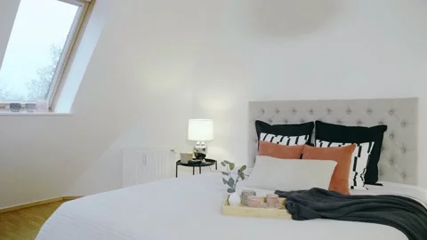 Home Staging Bedroom Stock Footage 145293766