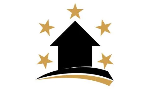 Home Star Property 스톡 일러스트