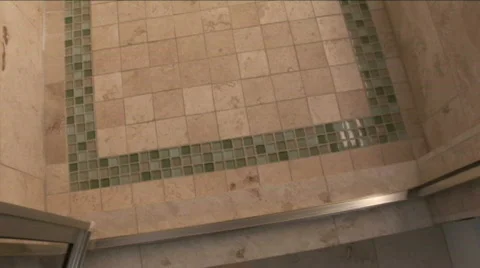 Home stone bath Stock Footage 593347