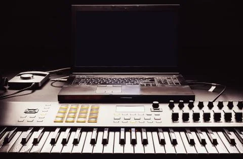 Home Studio Equipment Stock-Fotos