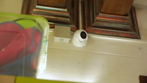 Home Surveillance Camera Video stock 141035021