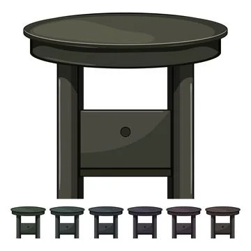 Home table dining cartoon vector graphic 스톡 일러스트