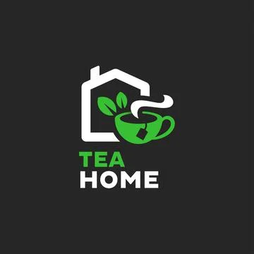 Home Tea Logo Stock Illustration