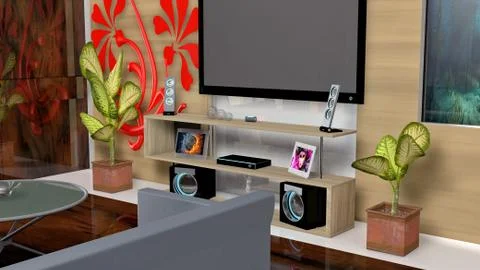 Home theater Stock Illustration