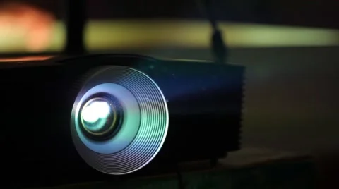 Home theatre projector Stock Footage 50895869