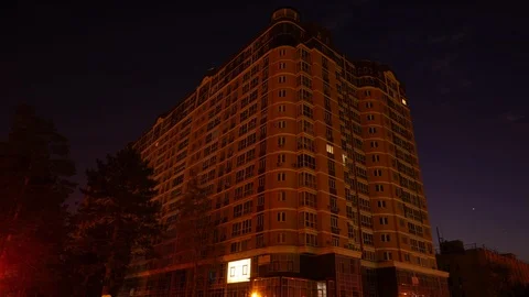 Home time-lapse sunset Stock Footage 88184545