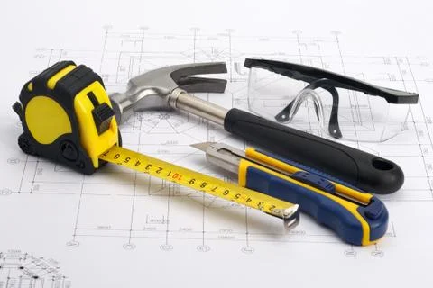 Home tools construction concept Stock Photos