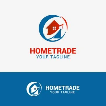 HOME TRADE logo Stock Illustration