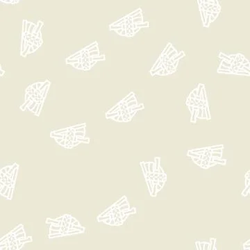 Home training exercise line vector seamless pattern 스톡 일러스트