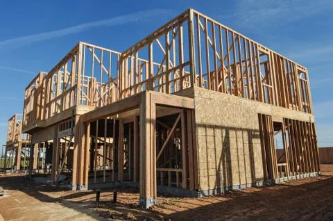 Home under construction Stock-Fotos