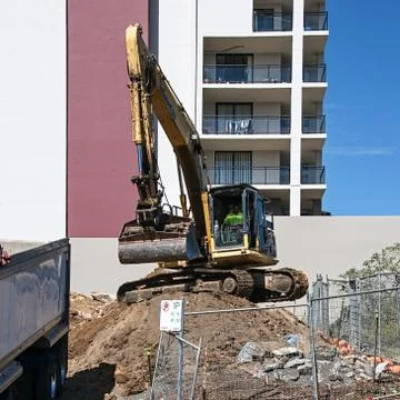 Home Units Construction. Stock Photos
