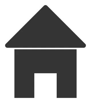 Home Vector Icon Flat Illustration Stock Illustration
