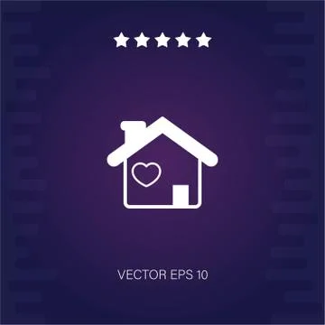 Home vector icon Stock Illustration