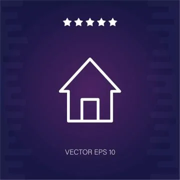 Home vector icon Stock Illustration