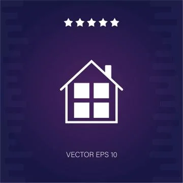 Home vector icon Stock Illustration