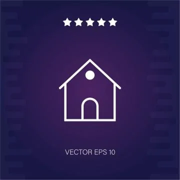 Home vector icon Stock Illustration