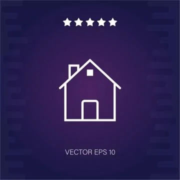 Home vector icon Stock Illustration
