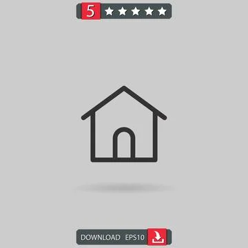 Home vector icon Stock Illustration