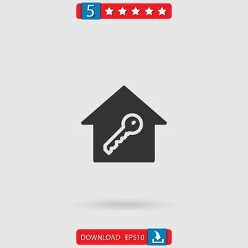 Home vector icon Stock Illustration