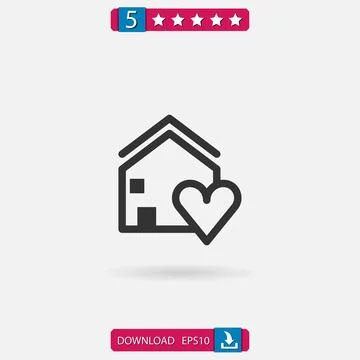 Home vector icon Stock Illustration