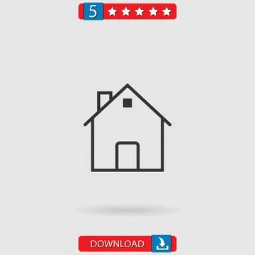 Home vector icon Stock Illustration
