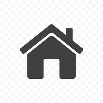 Home vector icon, mobile app and web site start main page element, home house Illustrazione stock