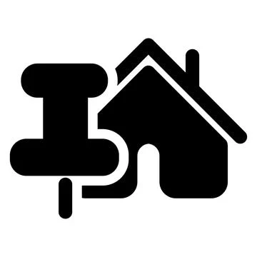 Home Vector Line Icon Stock Illustration