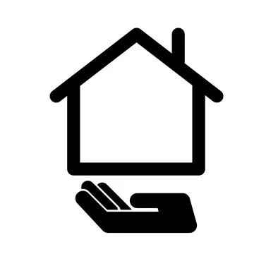 Home Vector Line Icon Stock Illustration