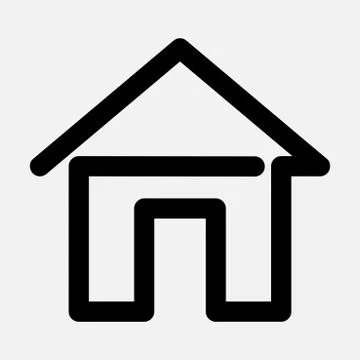 Home web icon Stock Illustration