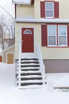 Home, Winter Stock Photos