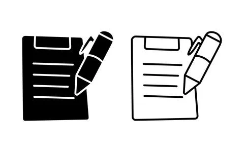 Home Work Icon vector in filled and outlined style Stock Illustration