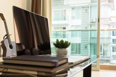 Home Work Space Interior Stock Photos