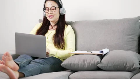 From home working from Video stock 157886825