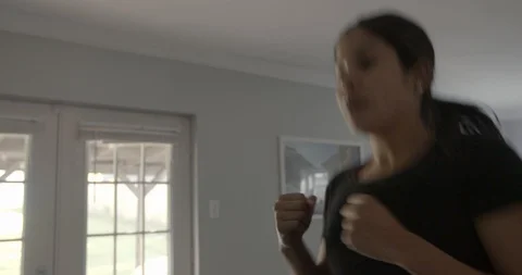Home Workout Stock Footage