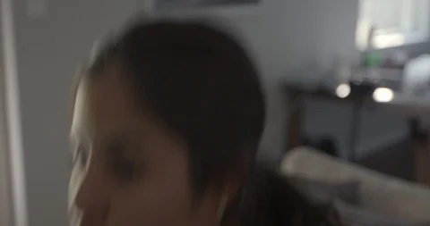 Home Workout Stock Footage 129451990